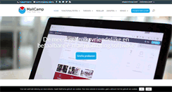 Desktop Screenshot of mailcamp.nl
